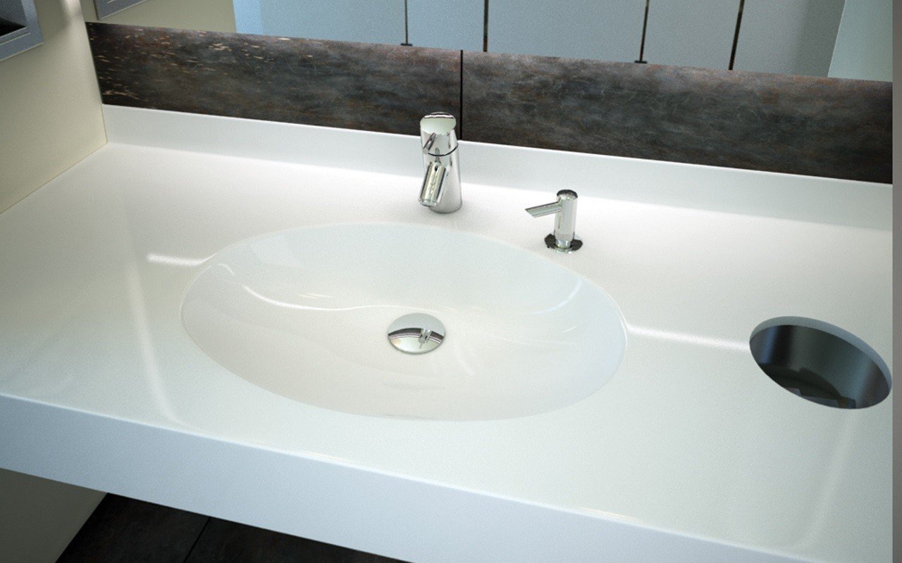 Aquatica Rene Stone Bathroom Sink