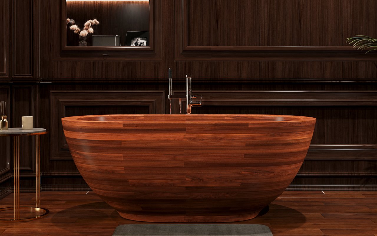 Aquatica Karolina 2 Freestanding Wooden Bathtub